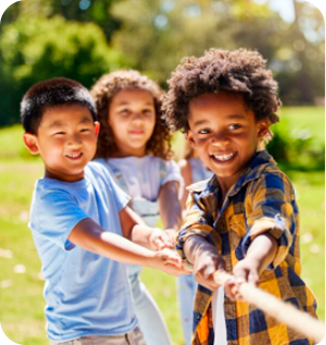 Kids playing
